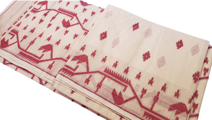 Pure Cotton Jamdani Saree