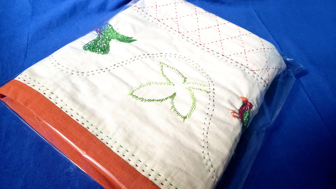 Handmade Traditional Nokshi Kantha 6-layered Quilt for Children