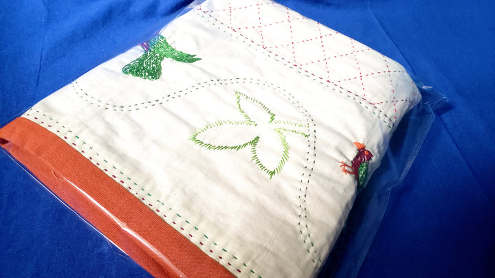 Handmade Traditional Nokshi Kantha 6-layered Quilt for Children