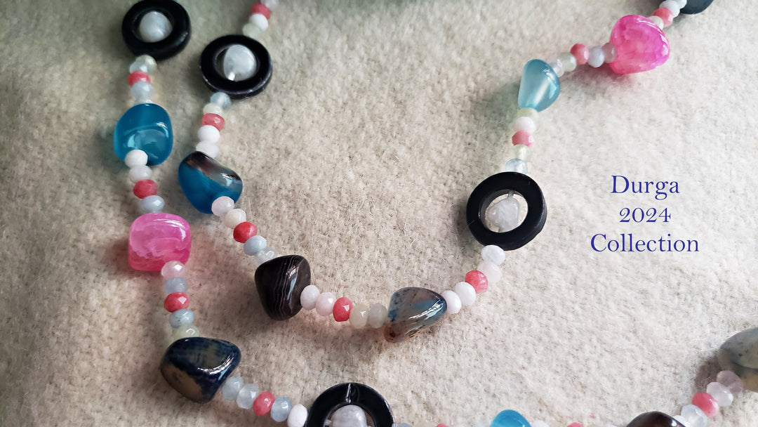 Multicolor Stone Long Necklace