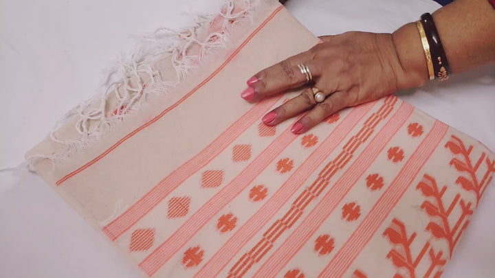 Pure Cotton Jamdani Saree