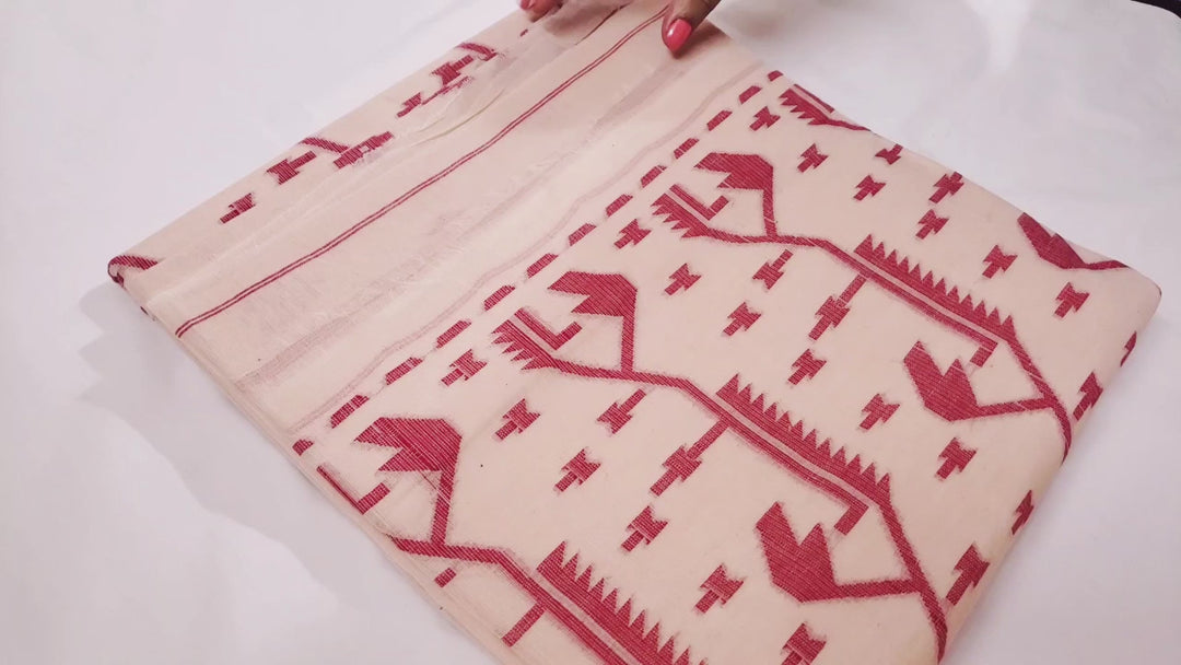 Pure Cotton Jamdani Saree